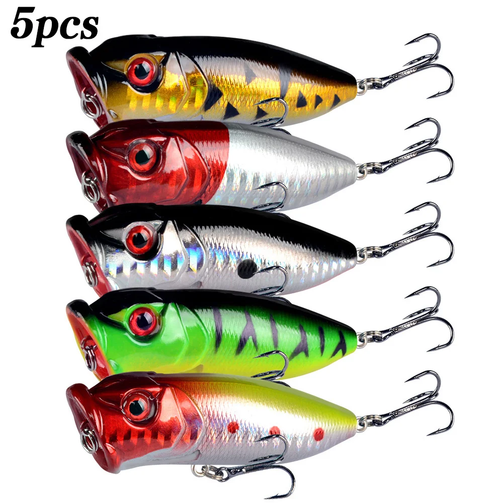 Fishing Lure Popper - 5 szt. Przynęty wędkarskie typu popper