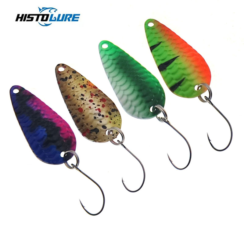 Fishing Lure Spoon - Łowienie pstrąg łyżka pojedynczy haczyk Spinning