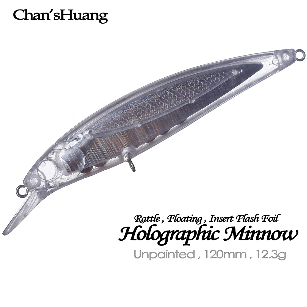 Fishing Lure Blade Bait - Chan'sHuang 20 sztuk niepomalowane Blanks przynęty