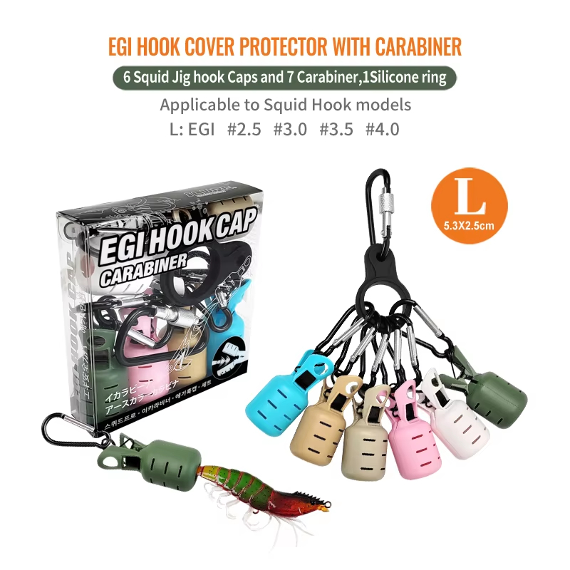 6 szt. kolorowych osłonek na h – Fishing Lure Jig recenzja i cena
