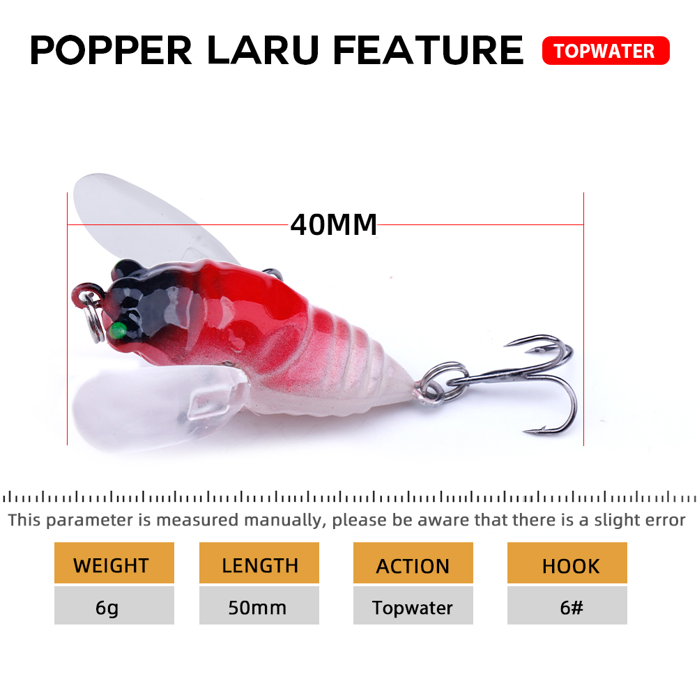 Agoie 6.5g 5cm Topwater Popper – Fishing Lure Topwater recenzja i cena