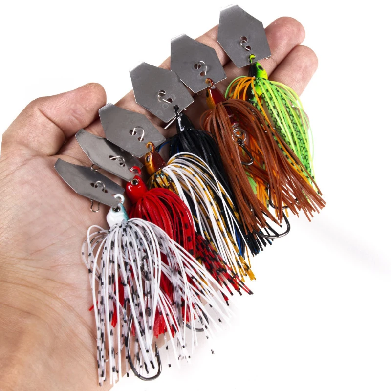 6 sztuk/zestaw Chatterbait zes – Fishing Lure Spinnerbait recenzja i cena